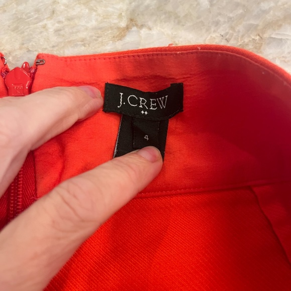 J. Crew Classic Mini Skirt in Poppy - Picture 2 of 3
